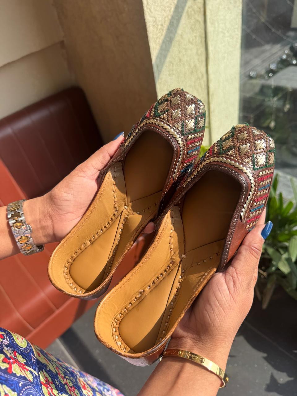 Rangrez Phulkari ( Brown )